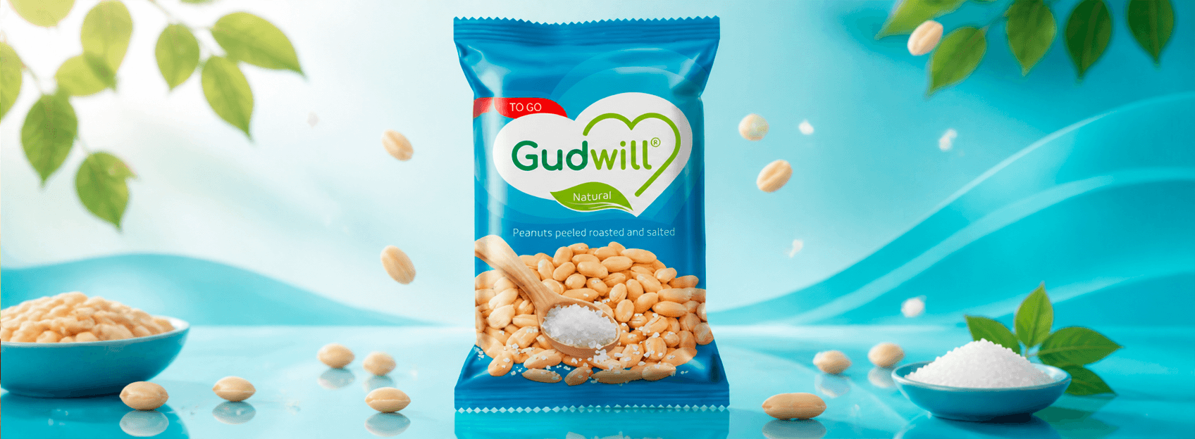 TM "Gudwill" — Peanuts Peeled, Roasted, Salted