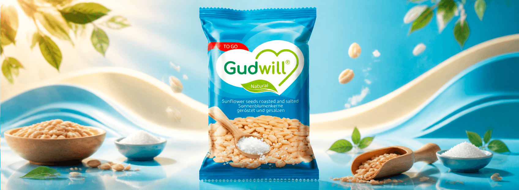 TM "Gudwill" — Sunflower Seeds Peeled, Roasted, Salted
