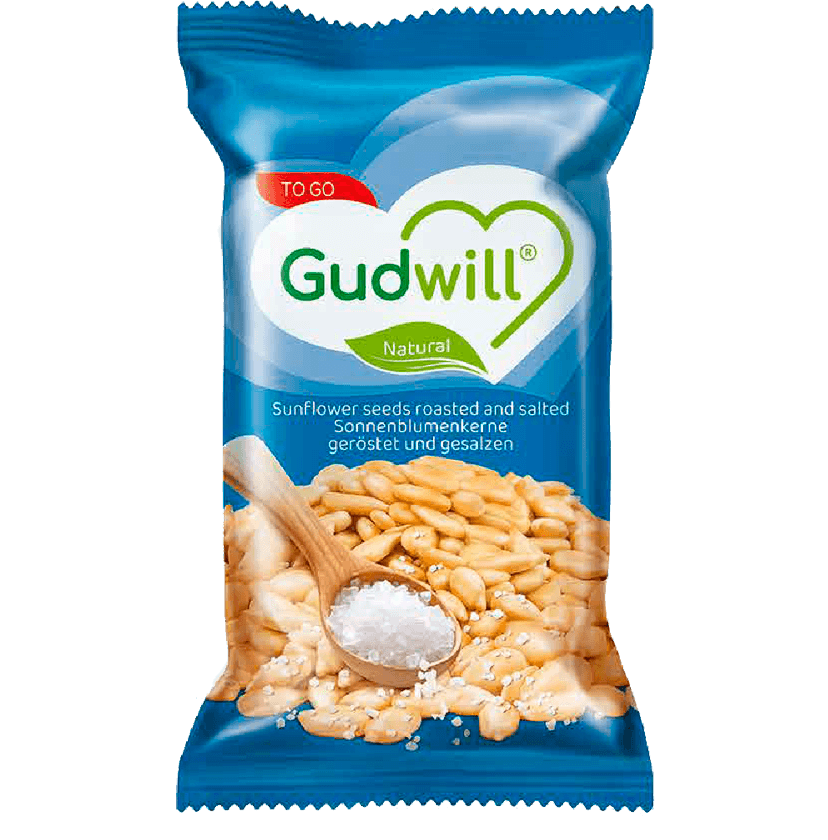 GUDWILL SUNFLOWER SEEDS PEELED, ROASTED, SALTED