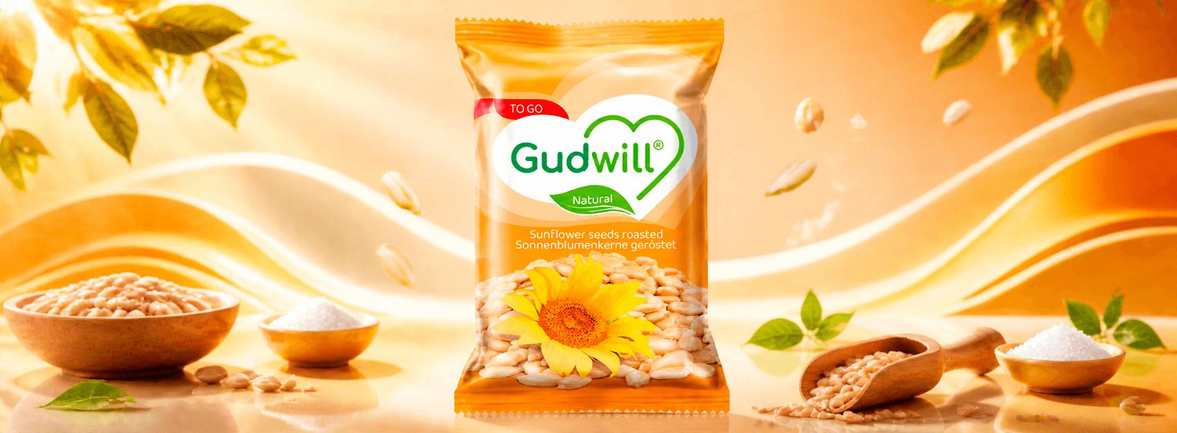 TM "Gudwill" — Sunflower Seeds Peeled, Roasted, Unsalted