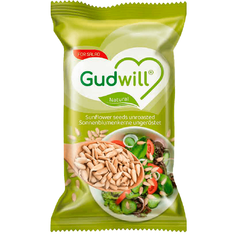 GUDWILL SUNFLOWER SEEDS PEELED, UNROASTED