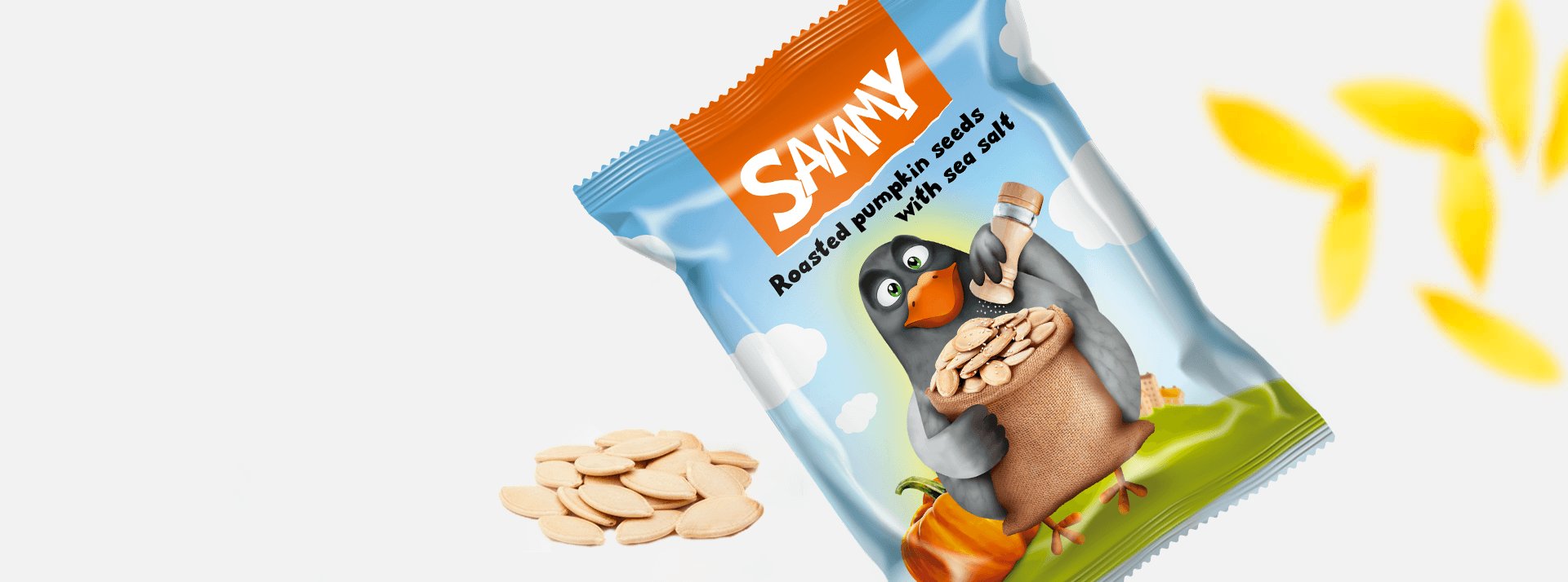 TM "SAMMY" — Roasted Pumpkin Seeds with Sea Salt