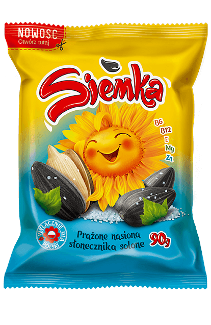 "SIEMKA" SUNFLOWER SEEDS ROASTED WITH SEA SALT
