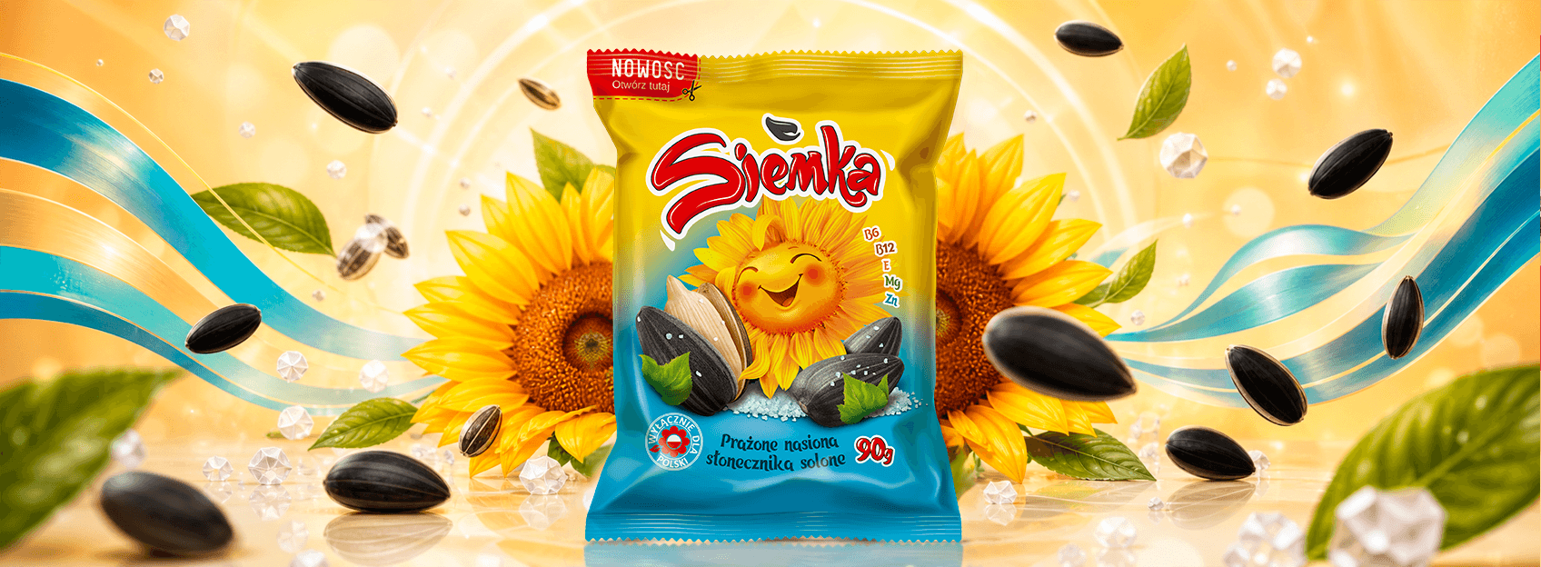 TM "Siemka" — Sunflower Seeds Roasted with Sea Salt